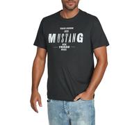 Mustang Basic Print Tee 5XL Black (1004401-4142) (856531) Schwarz 5XL
