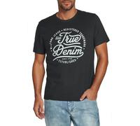 Mustang Basic Print Tee M Black (1000292-4142) (856489) Schwarz M