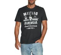 Mustang Basic Print Tee XL Black (1002874-4142) (856572) Schwarz XL