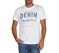 Mustang Basic Print Tee XL General White (1004544-2045) (856437) Weiß XL