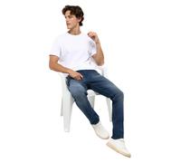 Mustang Vegas Jeans Slim Fit in mittelblauer Waschung W29 / L32 Slim Fit