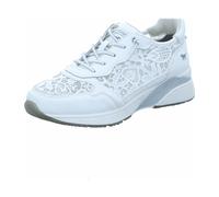 Mustang Damen 1358-319 Schnuerhalbschuh, weiss, 40 EU
