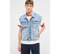 Mustang Weste Herren Baumwolle blau, S