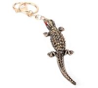 Muteitt Alligator-Schlüsselanhänger, Taschenanhänger, stilvoller Krokodil-Schlüsselanhänger aus Metalllegierung, hängende Dekoration, Schlüsselanhänger für Schlüssel, Rucksäcke, Handtaschen