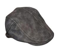 Muteitt Schiebermütze Aus Leder Für Herren, Verstellbar, Klassische Golfmütze, Gatsby-schiebermütze, Fahrermütze, Jagdmütze, Taxifahrermütze, Baskenmütze