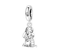 Mutter und Sohn umarmen Anhänger Charme, Charme für Armband, kompatibel mit Pandora Armband Halskette