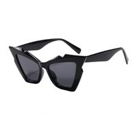 MUTYNE Damen Luxus Übergroße Sonnenbrille Retro Cat Eye Sonnenbrille Fashional Bunte Vintage Shades Uv400(1)