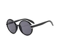 MUTYNE Klassische Gothic-Steampunk-Sonnenbrille, Luxus-Sonnenbrille für Damen und Herren im Retro-Stil mit rundem PC-Gestell (4)