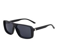 MUTYNE Luxuriöse quadratische Damen-Sonnenbrille, klassischer Trend, Herren-Fahr- und Reise-Sonnenbrille, UV400 (mattschwarz-grau)