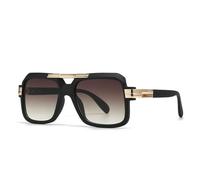 MUTYNE Luxus-Sonnenbrille für Herren und Damen, klassische Mode, Retro-Sonnenbrille mit Farbverlauf, Metallrahmen, Fahrstil, Uv400-Farbtöne, C4, Einheitsgröße