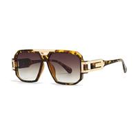 MUTYNE Luxus-Sonnenbrille für Herren, Vintage, übergroße Brillen, männliche Schattierungen, Uv400, Fahrbrille, Leopard, Einheitsgröße