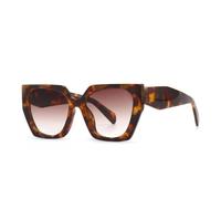 MUTYNE Luxus Vintage Polygonal Trend Retro Fashion Street Sonnenbrille Damen Herren Personalisierte Muster Sonnenbrille,C4,Einheitsgröße