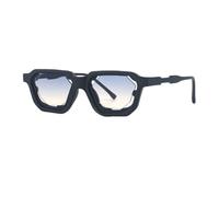 MUTYNE Mehrfarbige Sonnenbrille, modisch, für den Außenbereich, quadratischer Rahmen, Vintage, Freizeit, Komfort-Sonnenbrille (blaubraun)