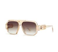 Mode Männer Sonnenbrille Frauen Vintage Luxus Übergroße Brillen Trendy Shades Fahren Retro Sonnenbrille, C7, Einheitsgröße