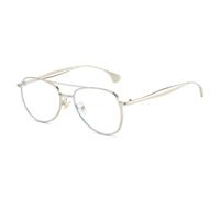 MUTYNE Modische klassische Sonnenbrille für Herren, Metall, geeignet für UV400, Damen-Sonnenbrille, cool für Reisen (silber transparent)