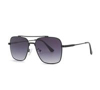 MUTYNE Modische Piloten-Sonnenbrille im Flight-Stil mit Farbverlauf für Herren, quadratische Luxus-Sonnenbrille, 17340 c2, Einheitsgröße