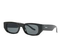 MUTYNE Modische quadratische Sonnenbrille mit kleinem Rahmen für Damen und Herren, klassische Nieten, für Autofahrten im Freien, Reise-Sonnenbrille, UV400 (schwarz/grau)