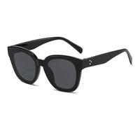 MUTYNE Modische Sonnenbrille mit quadratischem Rahmen für Damen und Herren, Outdoor, Sport, Autofahren, Sonnenbrille, UV400 (Schwarzgrau)