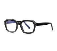 MUTYNE Retro-Brillenrahmen mit Nieten für Herren und Damen, trendige Brillenfassungen, C1Black