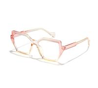 MUTYNE Retro Cat Eye Brillengestell für Damen, groß, Brillengestelle für Damen, Rosa