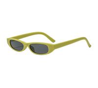 MUTYNE Retro Cat Eye Sonnenbrille Herrenmode Kleine Schmale Sonnenbrille Damen Outdoor Luxus Shades UV400 (C2 Grün Grau)