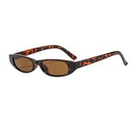 MUTYNE Retro-Sonnenbrille im Katzenaugen-Design für Herren, modisch, klein, schmal, für Damen, für den Außenbereich, Luxus-Sonnenbrille, UV400 (C5 Leopard Tea)