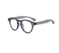 MUTYNE Retro-Sonnenbrille, klein, rund, Damenmode, Reis-Nagellack-Farbton, UV400, Herren-Trend-Sonnenbrille in Bonbonfarben (klargrau)