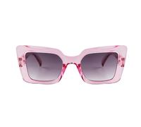 MUTYNE Sonnenbrille mit großem Rahmen für Damen, Vintage, quadratisch, für Straßenaufnahmen, trendige Mode, Persönlichkeit, UV400-Schutz, Brillen für Damen, C6 Hellrosa, Grau, Einheitsgröße