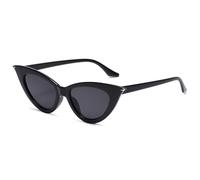 MUTYNE Vintage Cat Eye Sonnenbrille Damen Sexy Retro Kleine Cateye Sonnenbrille Brillen Für Damen UV400 Shades,Schwarz,Einheitsgröße
