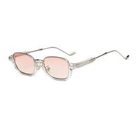 MUTYNE Vintage halbrandlose lichtblockierende Brille für Herren und Damen, Metallrahmen, Schutzbrille, rechteckige Brille, 3, Einheitsgröße