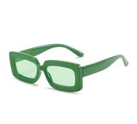 MUTYNE Vintage Quadratische Sonnenbrille Frau Sonnenbrille Weiblich Retro Farbverlauf Leopard Schildpatt Rahmen,Dunkelgrün,Einheitsgröße