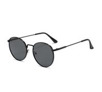 MUTYNE Vintage Sonnenbrille Damen Herren Runde Sonnenbrille Retro-Sonnenbrille Metallrahmen (1)