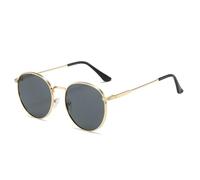 MUTYNE Vintage Sonnenbrille Damen Herren Runde Sonnenbrille Retro-Sonnenbrille Metallrahmen (9)