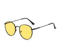 MUTYNE Vintage Sonnenbrillen Damen Herren Runde Sonnenbrillen Retro-Sonnenbrillen Metallrahmen (4)