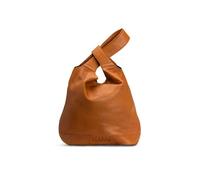 muud Dzana Stylische Handtasche aus echtem Leder Farbe: schwarz/Whisky