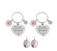 MUXIJIA Inspirierende Geschenke für Damen, Freundinnen, Mama-Geschenke, Schwestern-Geschenke, Schlüsselanhänger, Anhänger, Weihnachtsgeschenke, Geburtstagsgeschenke, Schwestern, Kollegen