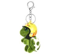 MWOOT Niedliche Schlüsselanhänger Weich Plüsch Schildkröte Anhänger Schlüsselringe Personalisiert Auto Schlüsselringe Rucksack Handtasche Anhänger für Frauen Mädchen Geschenk
