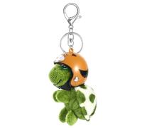 MWOOT Niedliche Schlüsselanhänger Weich Plüsch Schildkröte Anhänger Schlüsselringe Personalisiert Auto Schlüsselringe Rucksack Handtasche Anhänger für Frauen Mädchen Geschenk