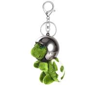 MWOOT Niedliche Schlüsselanhänger Weich Plüsch Schildkröte Anhänger Schlüsselringe Personalisiert Auto Schlüsselringe Rucksack Handtasche Anhänger für Frauen Mädchen Geschenk