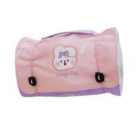 MWZBTG 4-in-1-Roll-Make-up-Tasche, Faltbare Reise-Kulturtasche Mit Griff Für Damen, Roll-Up-Kosmetiktasche, Faltbarer Kulturbeutel, Faltbare Kosmetik-Reisetasche Mit Griff, 23.5x20cm