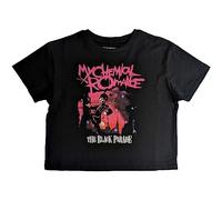 My Chemical Romance Crop Top T Shirt Schwarz Parade March offiziell Damen L