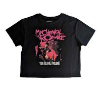 My Chemical Romance Crop Top T Shirt Schwarz Parade March offiziell Damen M