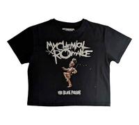 My Chemical Romance Crop Top T Shirt The Schwarz Parade Nue offiziell Damen M