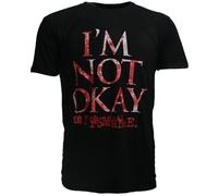 My Chemical Romance I'm Not Okay T-Shirt - Offizielles Merchandise | Popmerch.com L Schwarz