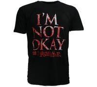 My Chemical Romance I'm Not Okay T-Shirt - Offizielles Merchandise | Popmerch.com M Schwarz