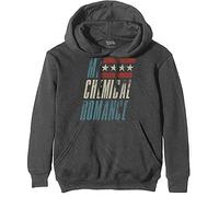 My Chemical Romance Kapuzenpullover Raceway Logo Nue offiziell Herren Charcoal L
