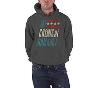 My Chemical Romance Kapuzenpullover Raceway Logo Nue offiziell Herren Charcoal XL