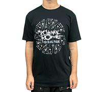 My Chemical Romance T Shirt Circle March Band Logo Nue offiziell Herren Schwarz