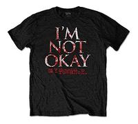 My Chemical Romance T Shirt The Black Parade Cover Band Logo Offizielles Herren Schwarz, Schwarz, Medium