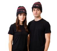 My Chemical Romance Unisex Beanie mit Schriftzug Schirm-Beanie Freizeit-Mütze Schwarz/Pink/Weiß